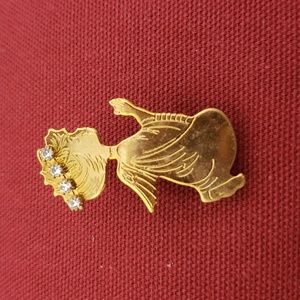 Vintage Praying Angel Brooch